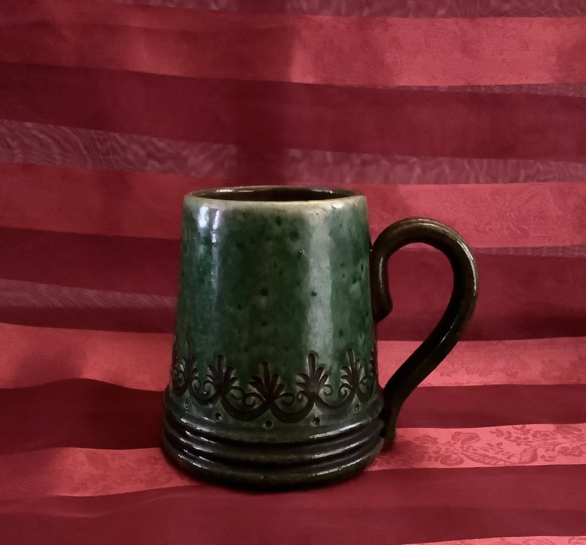 Old beer mug, pre-war Latvia