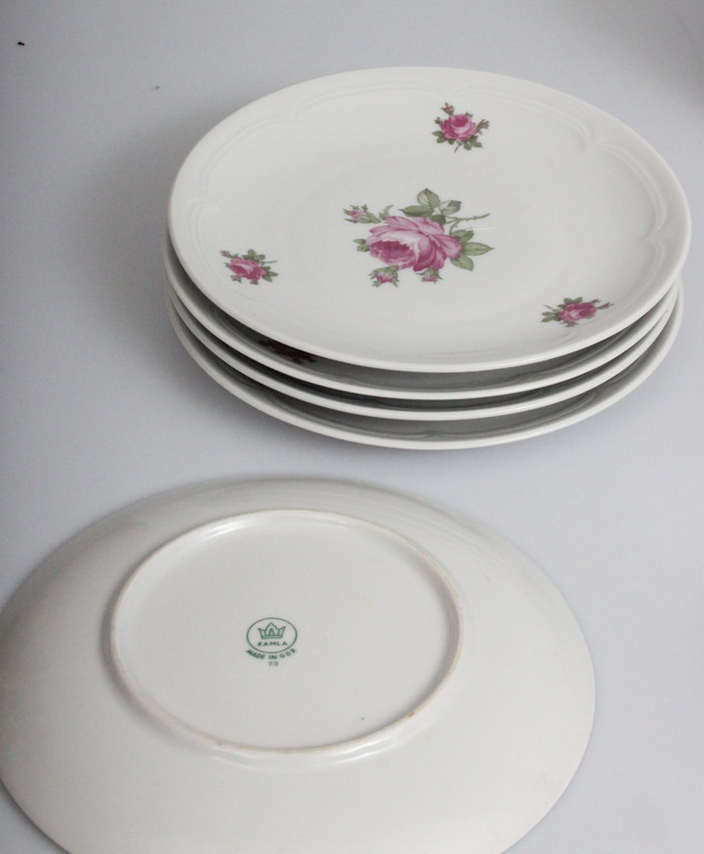 Porcelain lunch service for six people