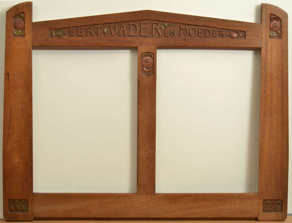 Art Nouveau wooden frame 