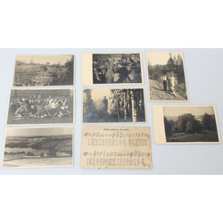 Set of postcards and photographs (8 pcs.)
