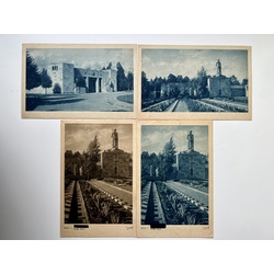 14. four postcards Fraternal Cemetery