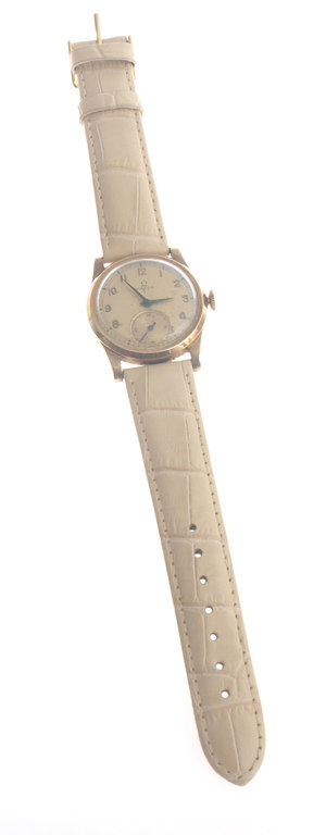 Золотие  наручные часы Omega Swiss