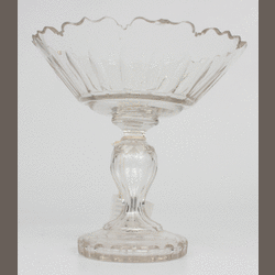 Glass serving vase for fruits or candies