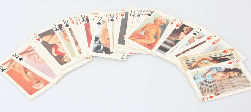 Erotic playing cards 