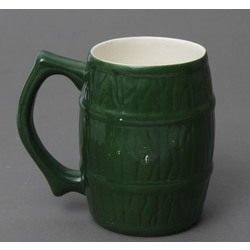 Green beer mug