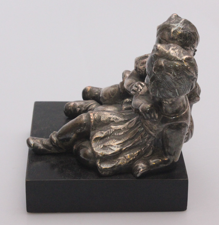 Silver-plated figure 