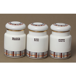 Porcelain storage containers 