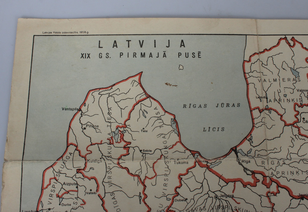 Дорожная карта Латвии+ 2 карты
