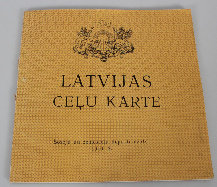 Road map of Latvia + 2 maps