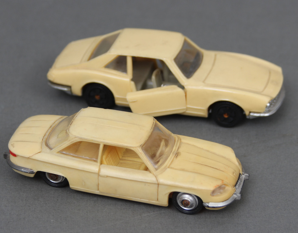 Two model cars