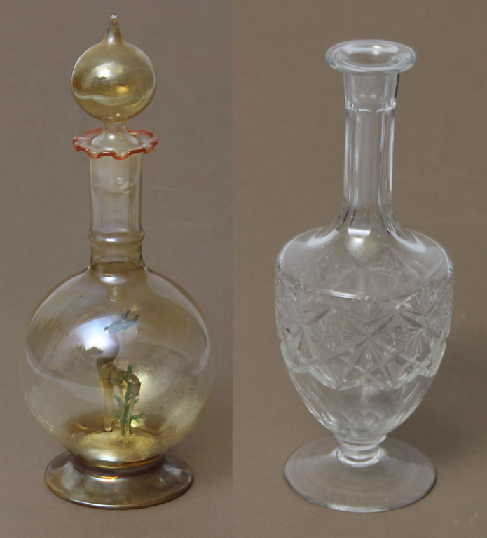 Glass decanters (2 pcs)