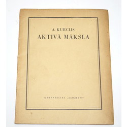 Book ''Aktīvā māksla'' A. Kurcijs