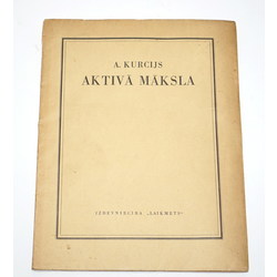 Книга''Aktīvā māksla'' A. Kurcijs