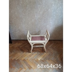 Birch wooden chair/bench