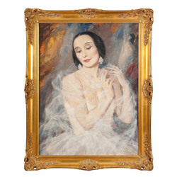 Baletdejotājas Annas Pavlovas portrets