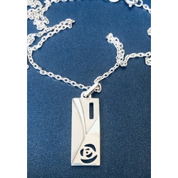 Silver pendant with chain