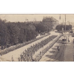 German army parade in Riga in 1918.