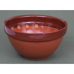 Ceramic bowl with glaze