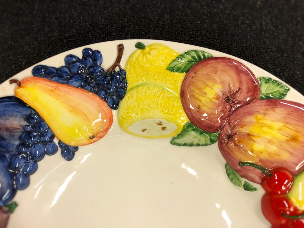 Porcelāna augļu šķīvis