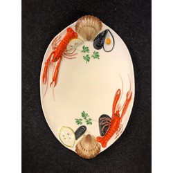 Фарфоровая тарелка для морепродуктов