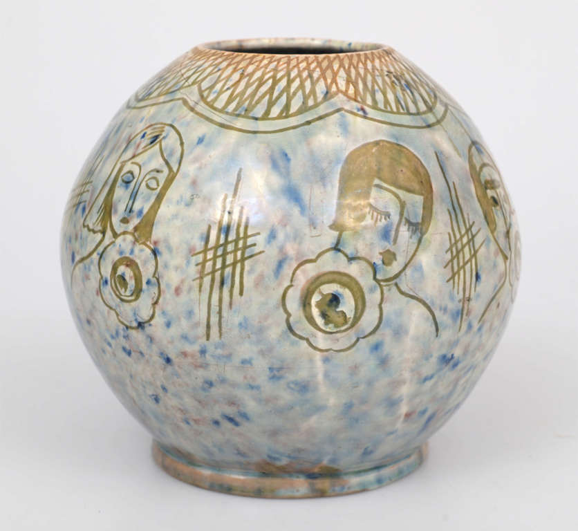 Art deco ceramic vase