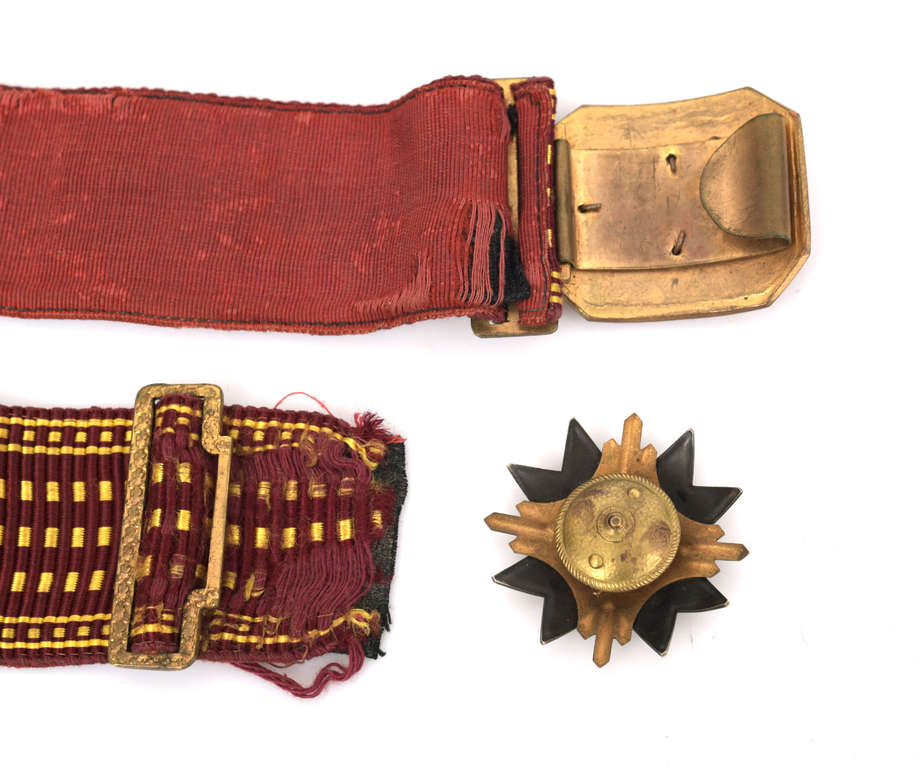 Badget of guards and the guard parade belt