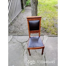 Chairs with leather upholstery 4 pcs