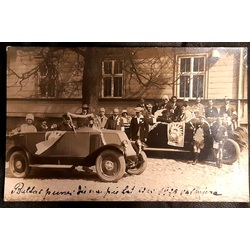 Фотография, День белых цветов, 1939 год. Валмиера, 13,5×8,7 см