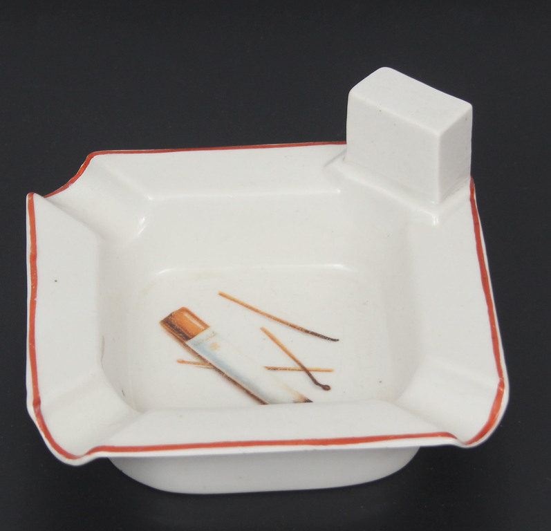 Porcelain ashtray