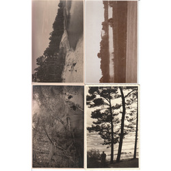 4 postcards with Latvian landscape