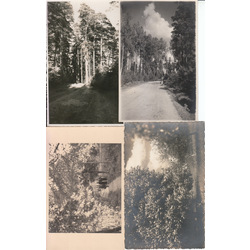 4 postcards with a Latvian scene