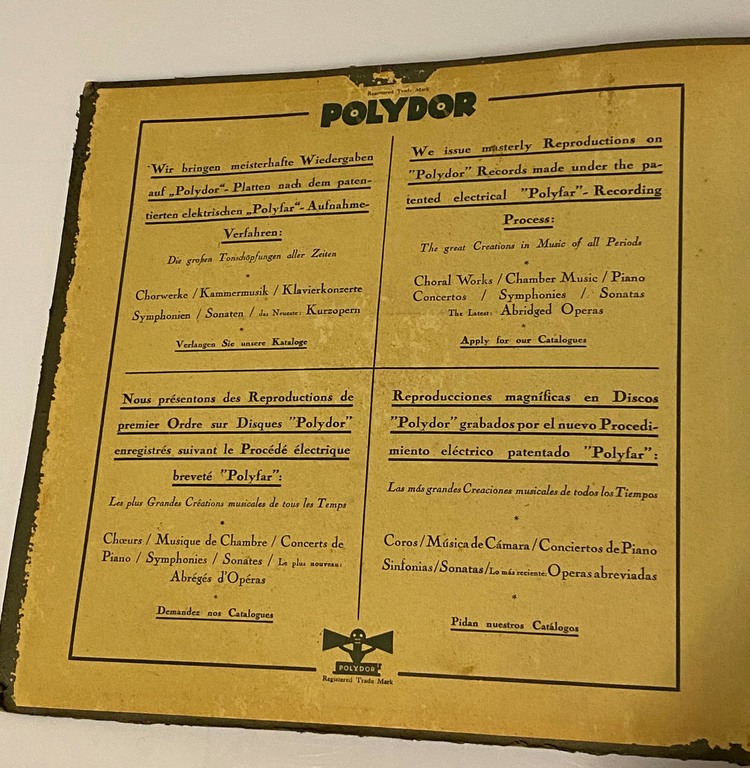 Aльбом Polydor (в комплекте четыре пластинки)