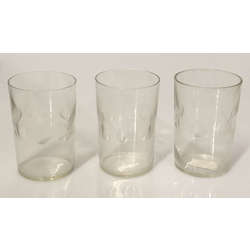 Iļģuciema stikla glāzes (3 gab)