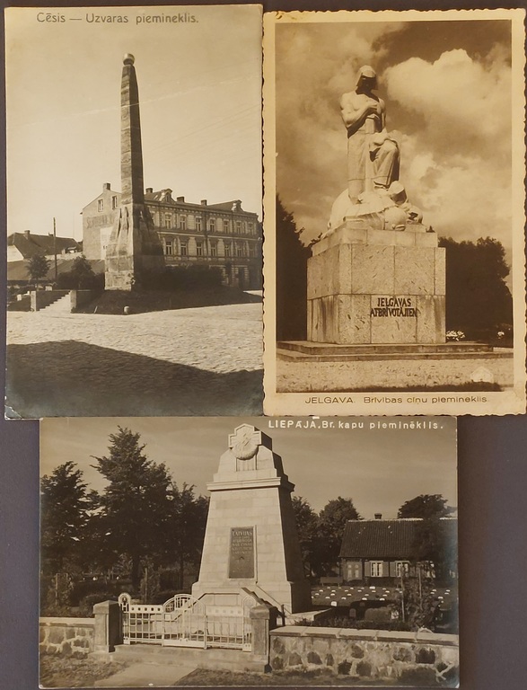 3 фото Памятники в Латвии в 1928 году