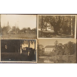 4 photos BEAUTIFUL LATVIA Iecava, Saldus, Tirza, 4- ? 1929