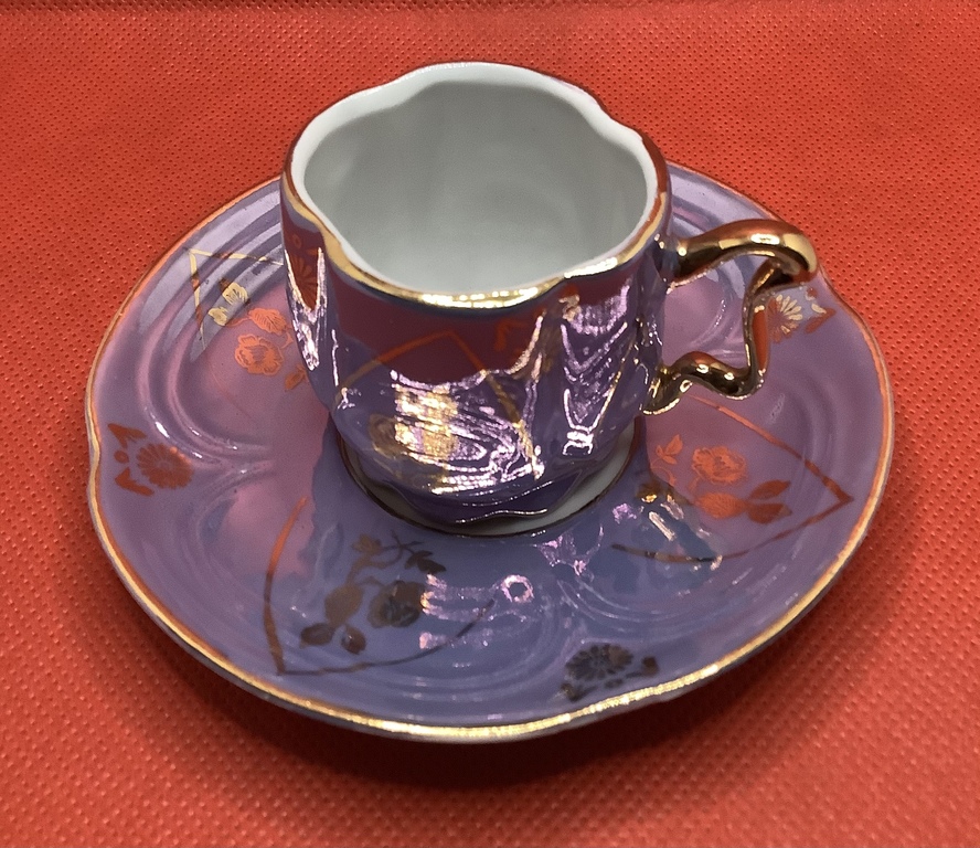 Кофейная чашечка Германия’ Роспись золотом, начало 20 век