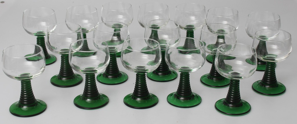 Glass glasses (17 pcs) ''Romer''