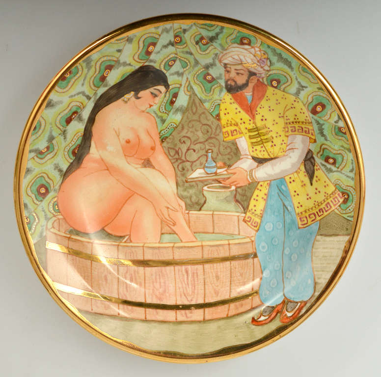 Hand painted plates 