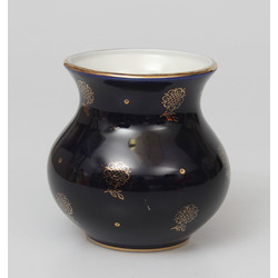 Фарфоровая ваза с кобальтом и позолотой