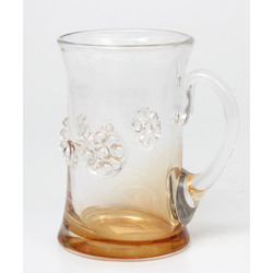 Glass beer mug