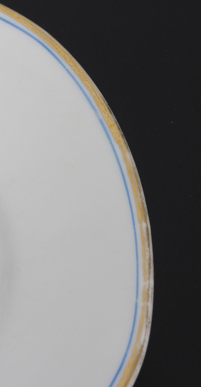 Porcelāna šķīvis ''LV amatnieku biedrība''