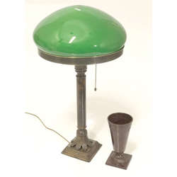 Empire style lamp with bakelite writing bowl