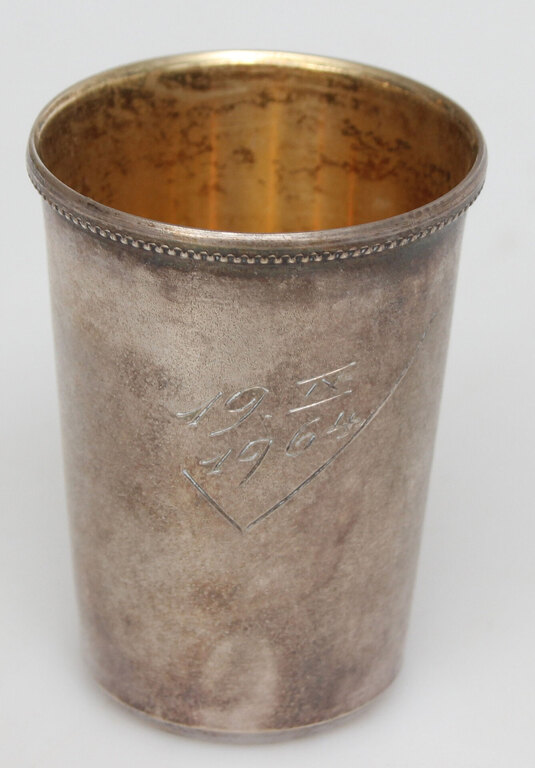 Small silver cup