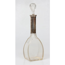 Carafe with silver finish