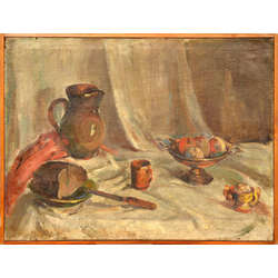 Still life with a pitcher