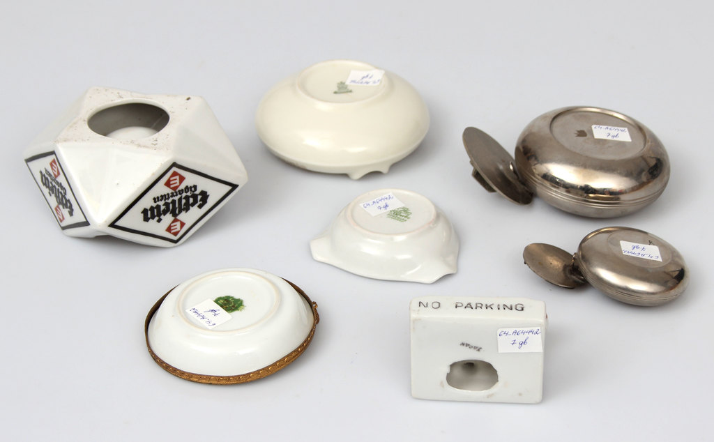 Various ashtrays (7 pcs.)