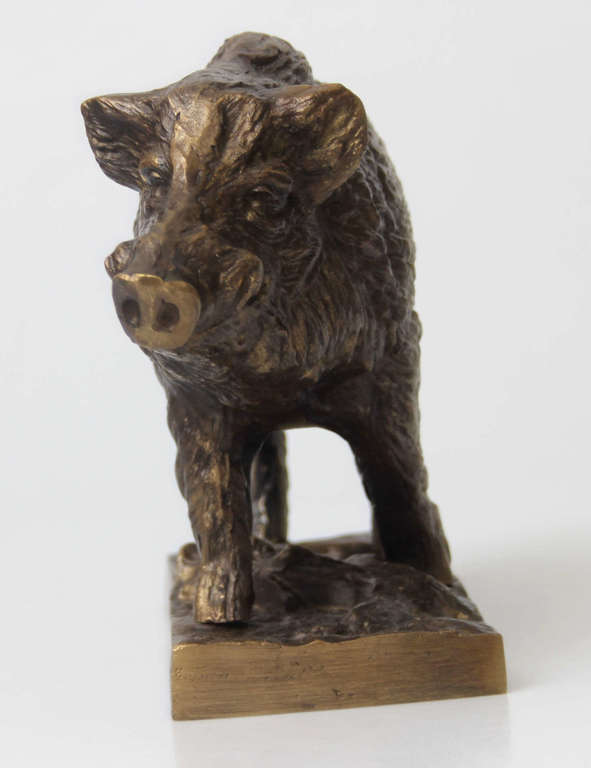 Bronze sculpture Boar