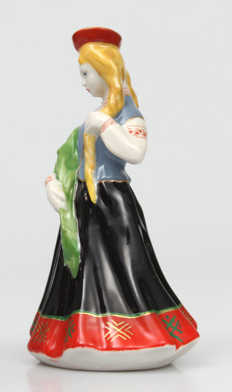 Porcelain figure Folk-maid