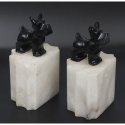 Marble bookends (2 pcs.)