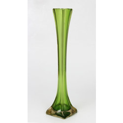 Green glass vase from Iļguciems